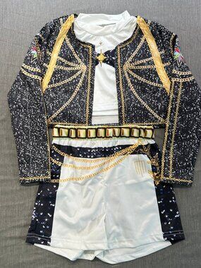 Kpop Hunters Girls Size 6 Small Rumi Golden Costume